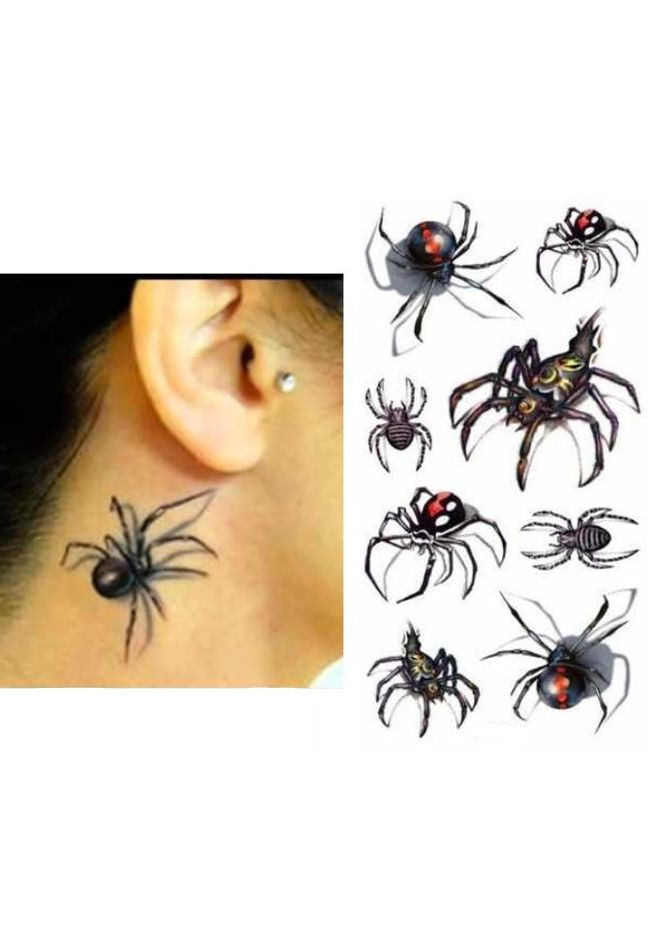 Тимчасове водостійке тату, наклейка X-415, 10,5x6 см No Brand (300100561)