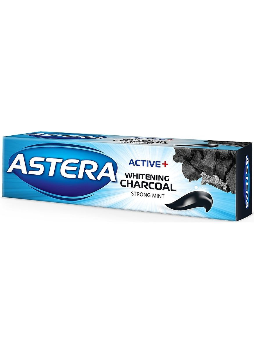 Відбілювальна зубна паста з активованим вугіллям Active + Whitening Charcoal 110g (1173525-133237) Astera (368629334)