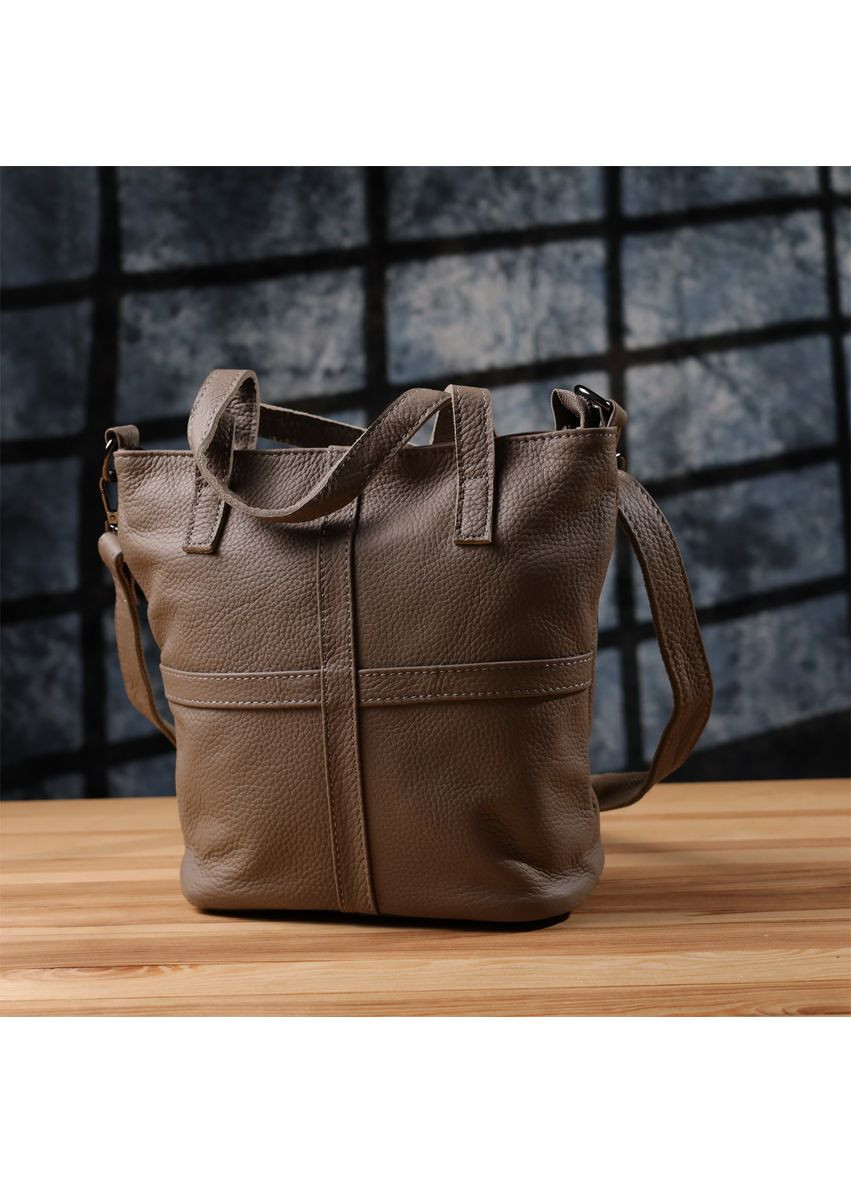 Сумка жіноча з ручками з натуральної шкіри 22996 Vintage (359401628)