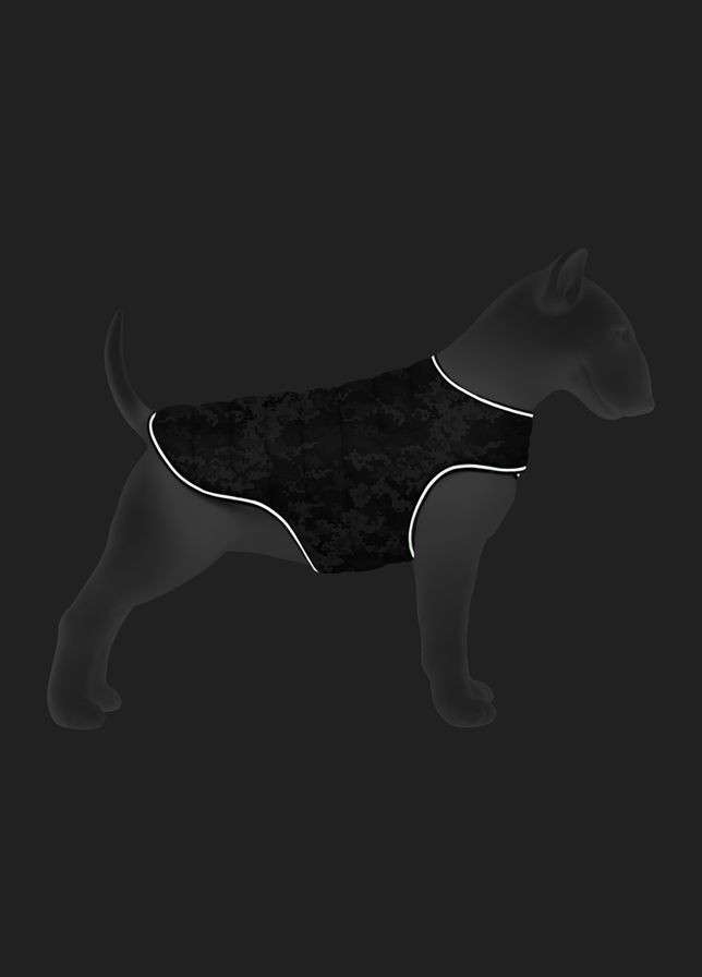 Куртка-накидка для собак Clothes, рисунок "Милитари",, А 32 см, B 41-51 см, С 23-32 см WAUDOG (279566791)