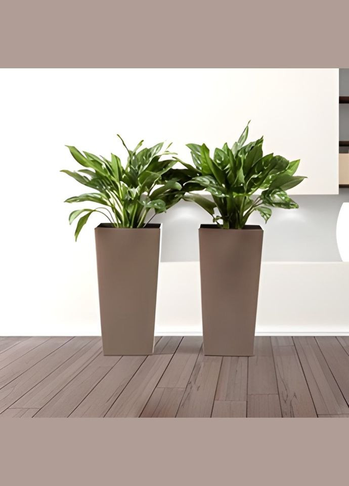 Высокий конусный цветочный горшок 36 см Туапе Финезия Ламела Lamela (313102962)