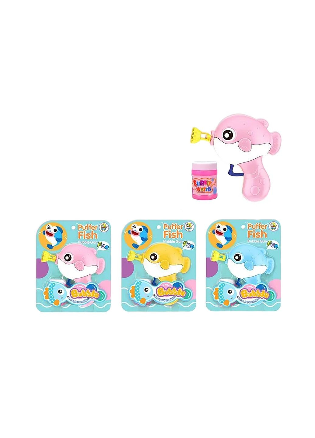 Пістолет з мильними бульбашками колір різнокольоровий ЦБ-00250354 No Brand (293940662)