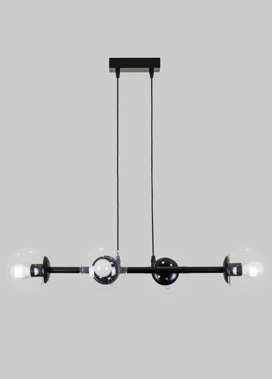 Підвісна сучасна люстра "Modern Luxe " (52-9909-4 BK+CL) No Brand (370072499)