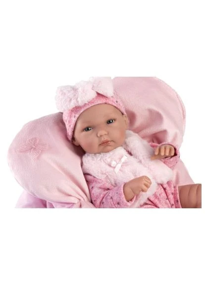 Пупс Bimba Con Cojin Rosa, 35 см (63592) Llorens (396879757)
