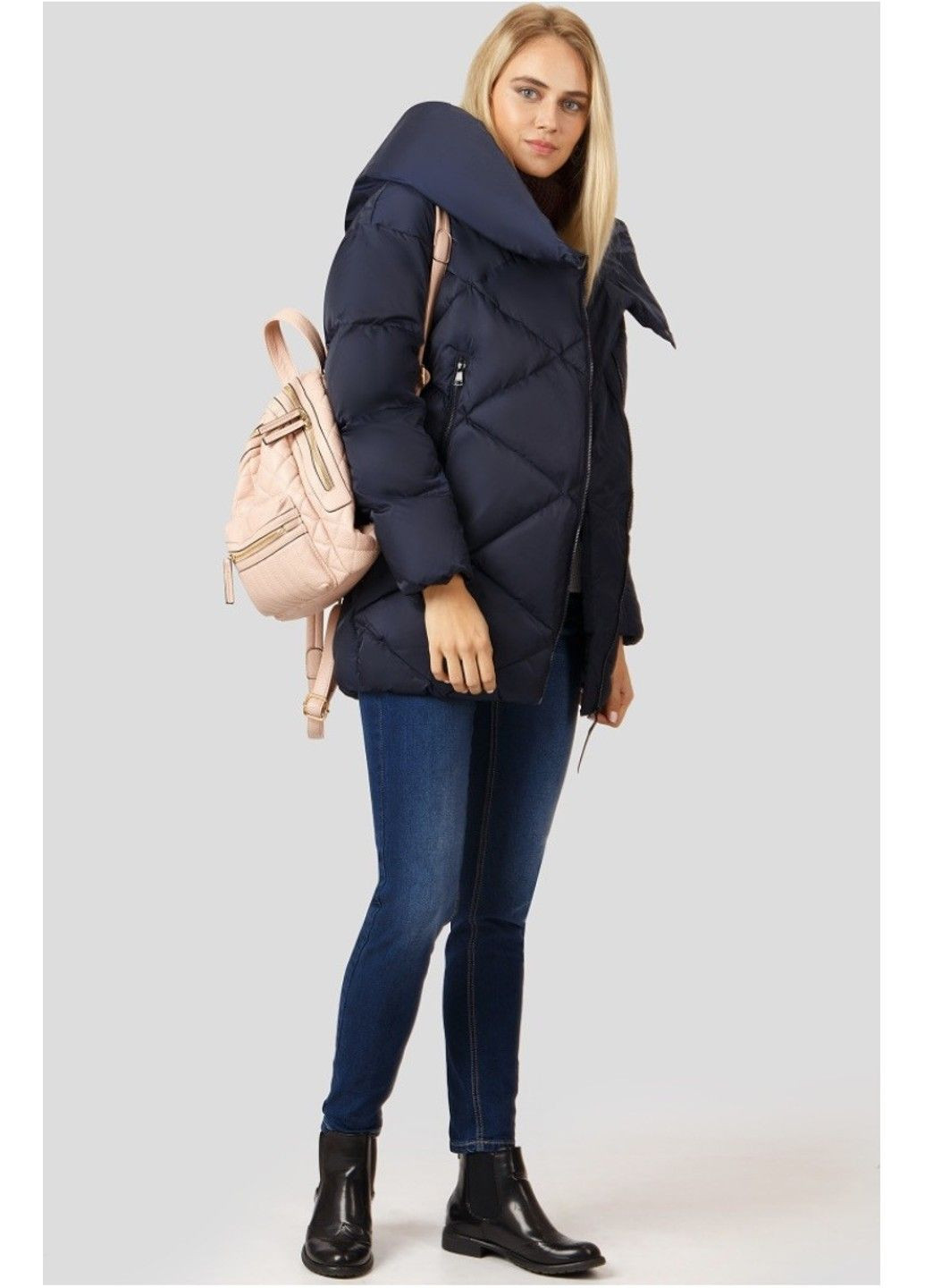 Синій зимній Пуховик Finn Flare