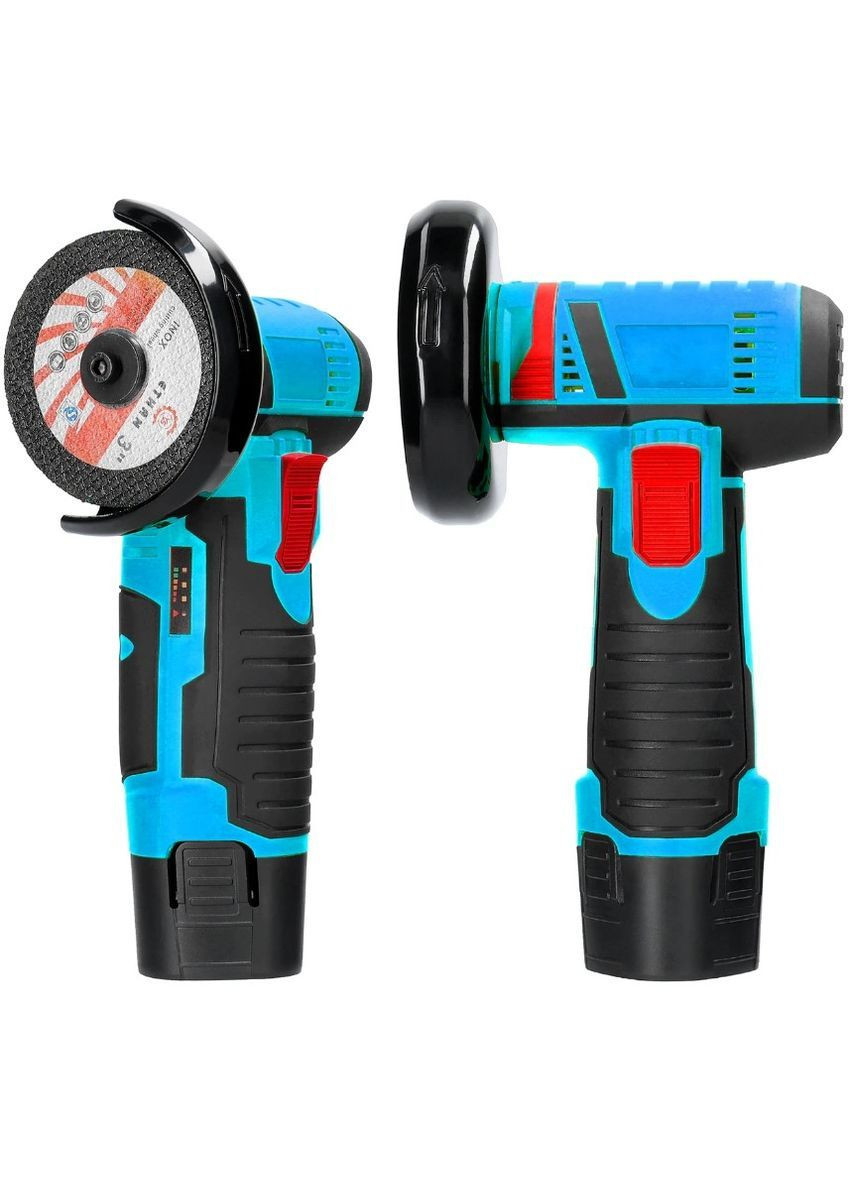 Кутова шліфувальна машина на акумуляторі 500Вт 19 500 об/хв 1200 мАч комплектується кейсом (2104618867) Meterk (370641198)