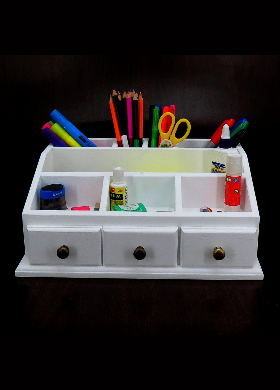 Органайзер настільний з дерева Ректор зефір (КНЦ-002020) No Brand (328225924)