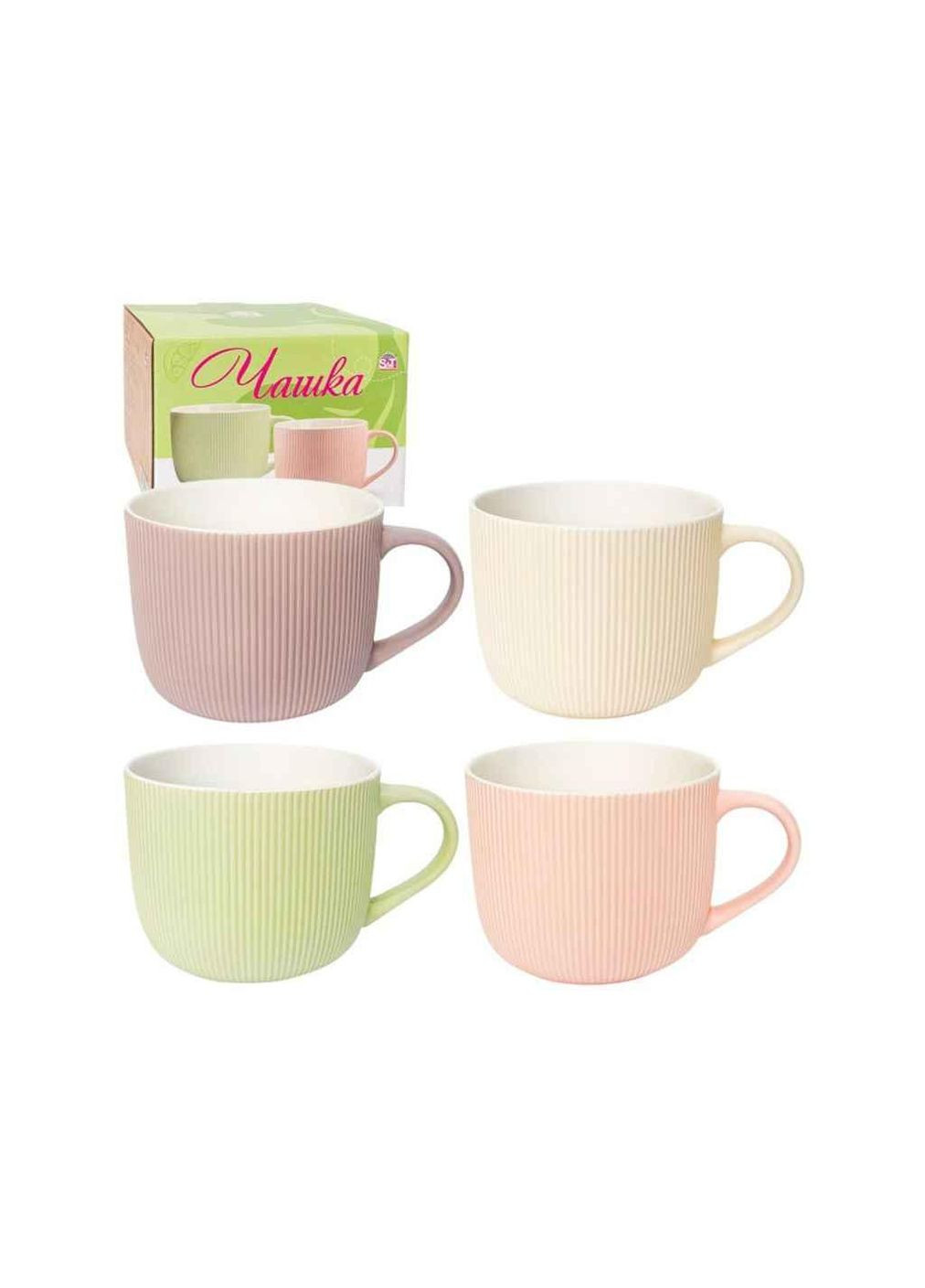 Чашка 1л 4160-98 в подар.уп. мікс ТМ SNT (323480419)