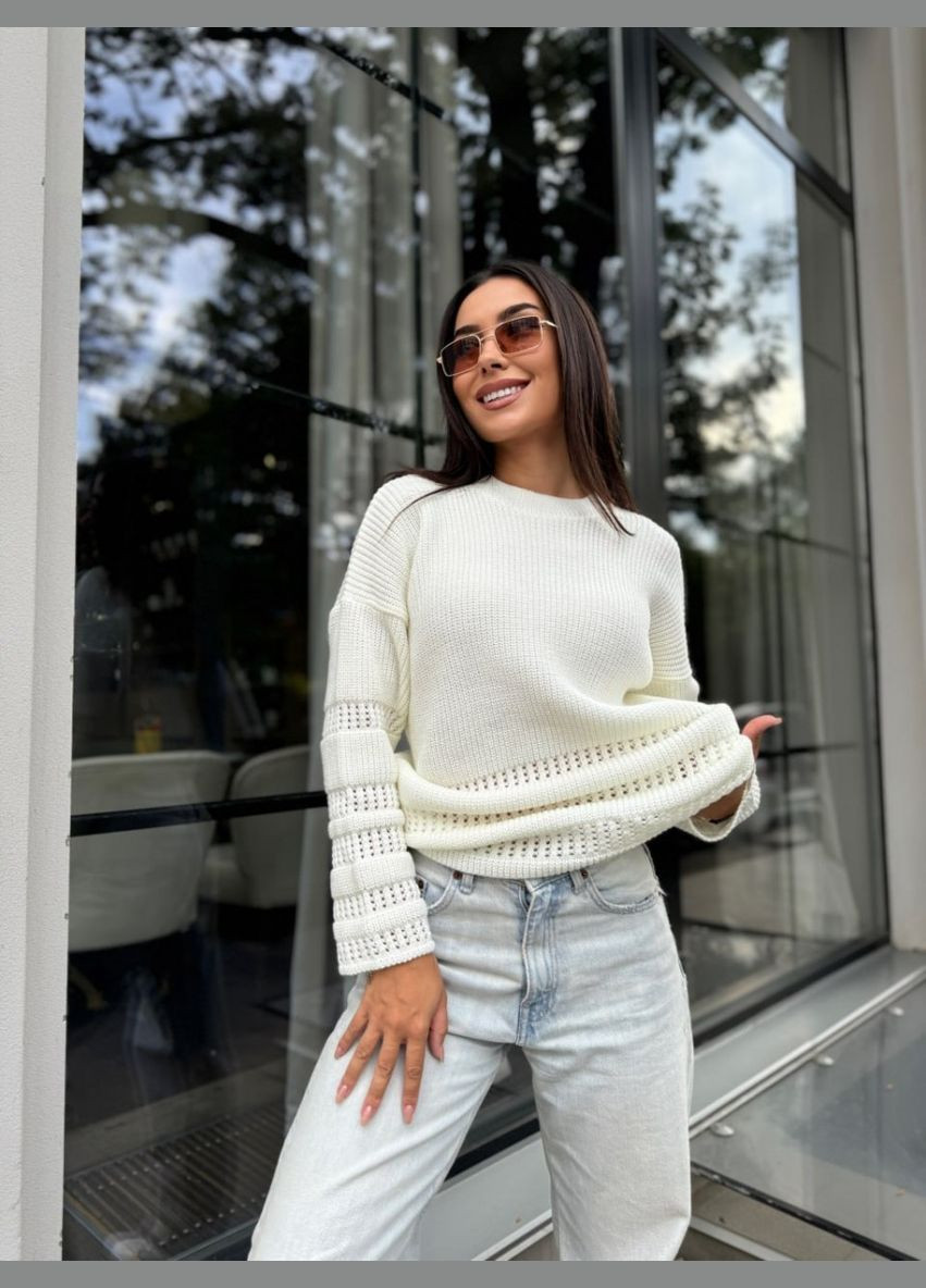 Білий демісезонний джемпер Pawa