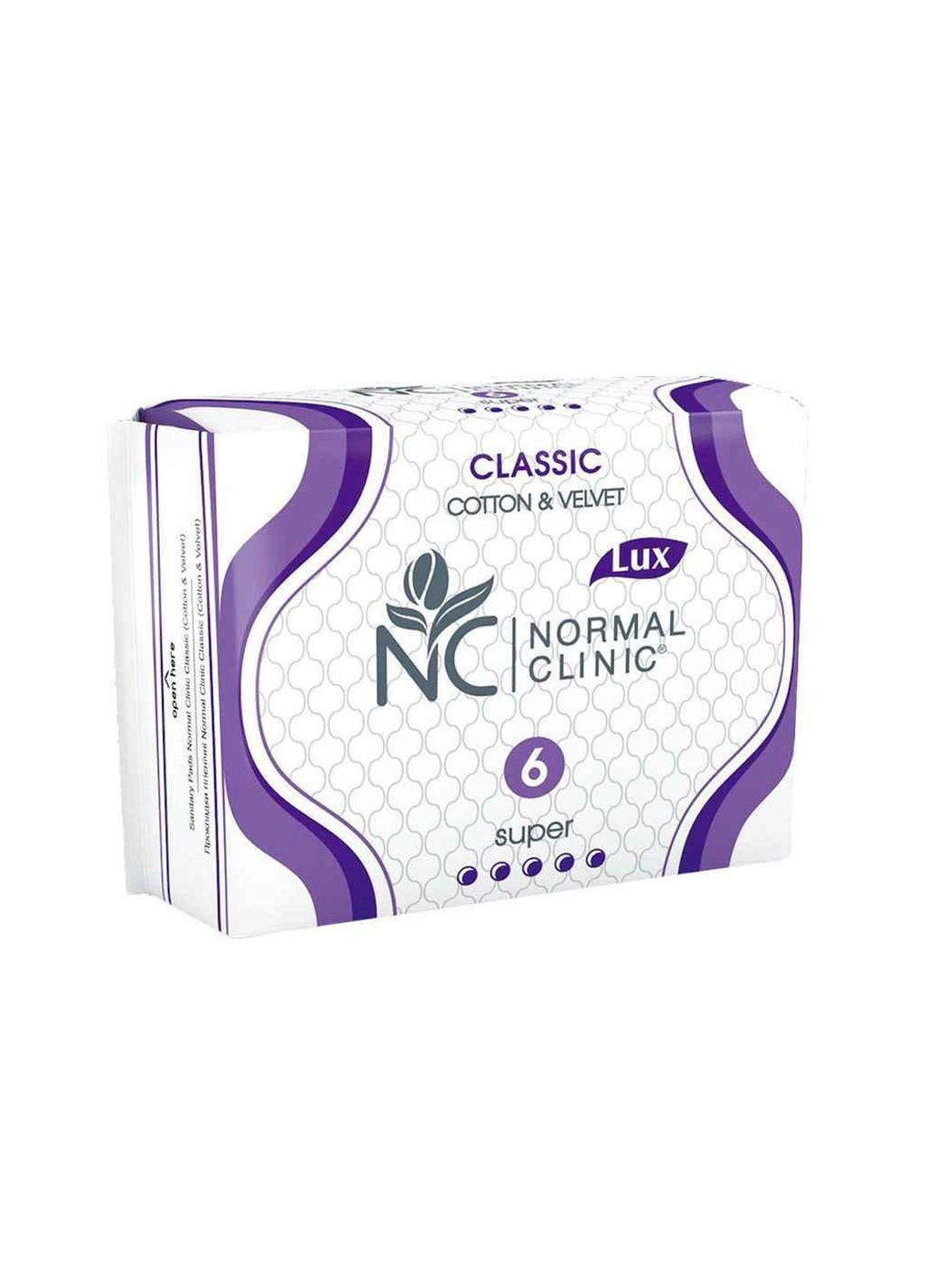 Прокладки гігієнічні Денні 6 к. 6шт (Classic cottonsoft) ТМ NORMAL Clinique (303808453)