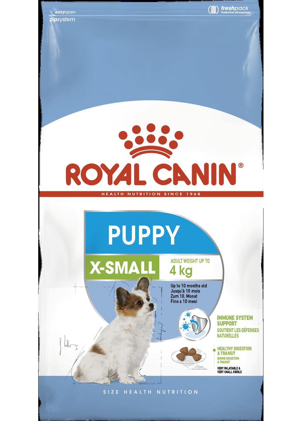 Сухой полнорационный корм X-Small Puppy для щенков мелких пород до 4 кг до 10 месяцев 500 г 3182550793568 Royal Canin (266274119)