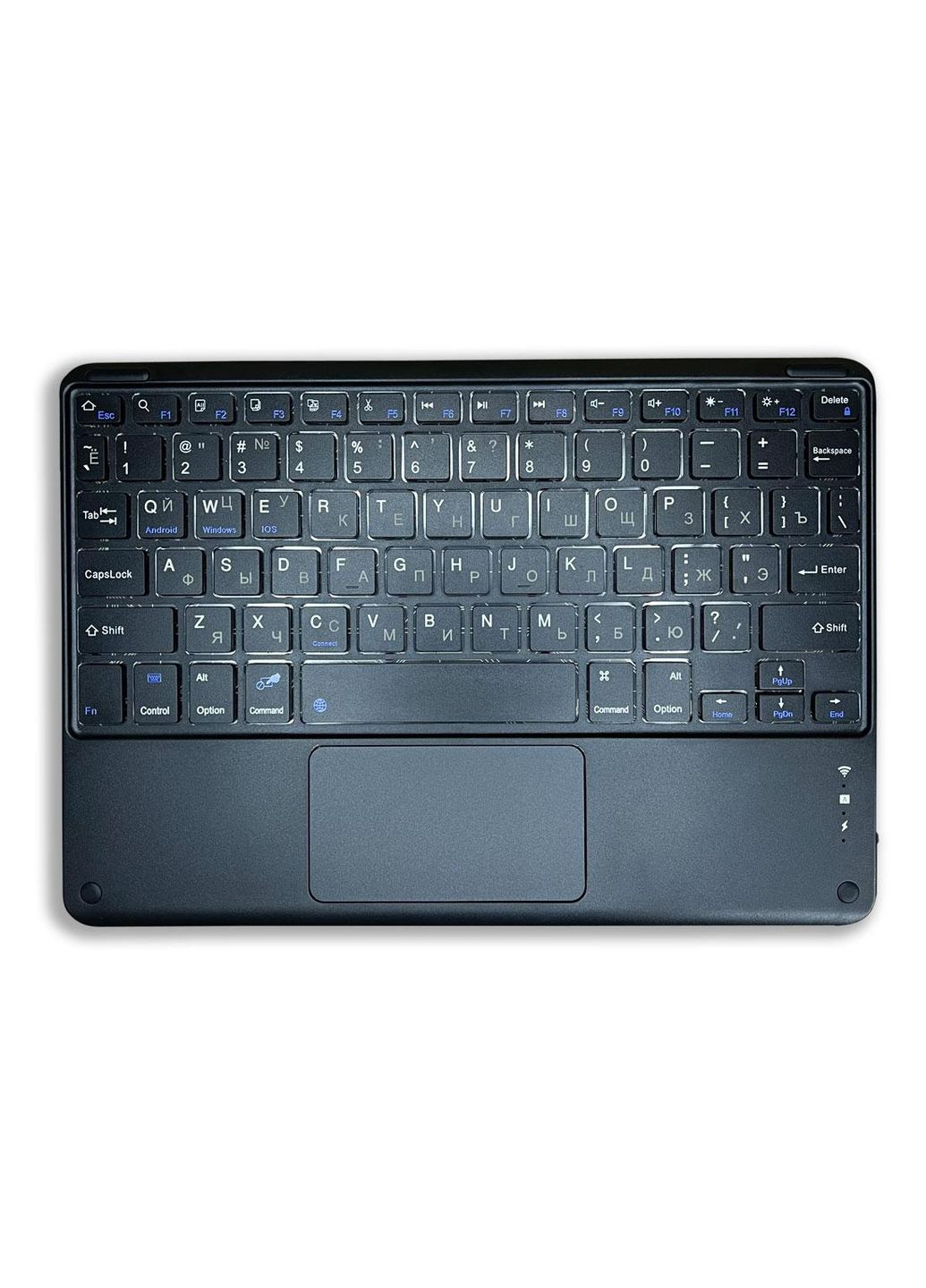 Беспроводная клавиатура KB01 Bluetooth с тачпадом Black Primo (266341180)