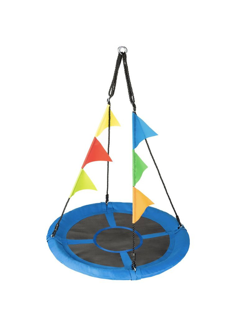 Садовые качели гнездо XXL с флажками синий Outtec (301538558)