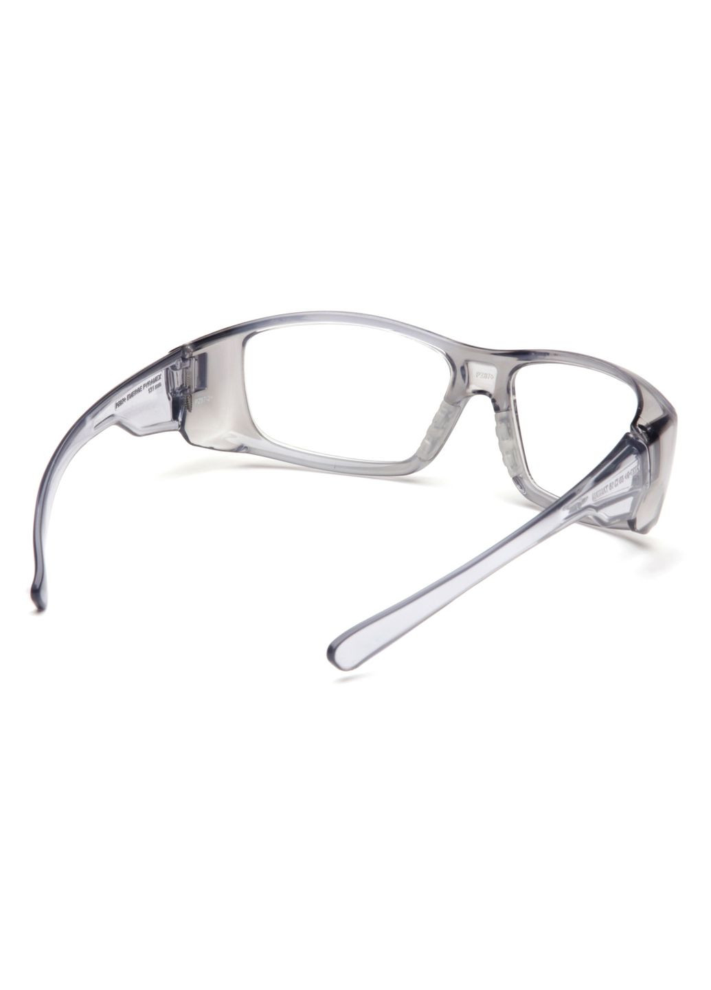 Окуляри Emerge T-Gray (clear) RX-able, прозорі в напівпрозорій сірій оправі Pyramex (370271154)