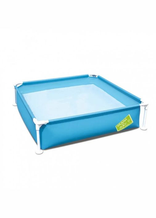 Дитячий басейн каркасний BW 56217 з ремкомплектом, синій Bestway (339869848)