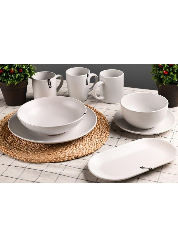 Блюдо Bagheria Bright White AR-2925-WGP 25х13 см Ardesto (349222525)