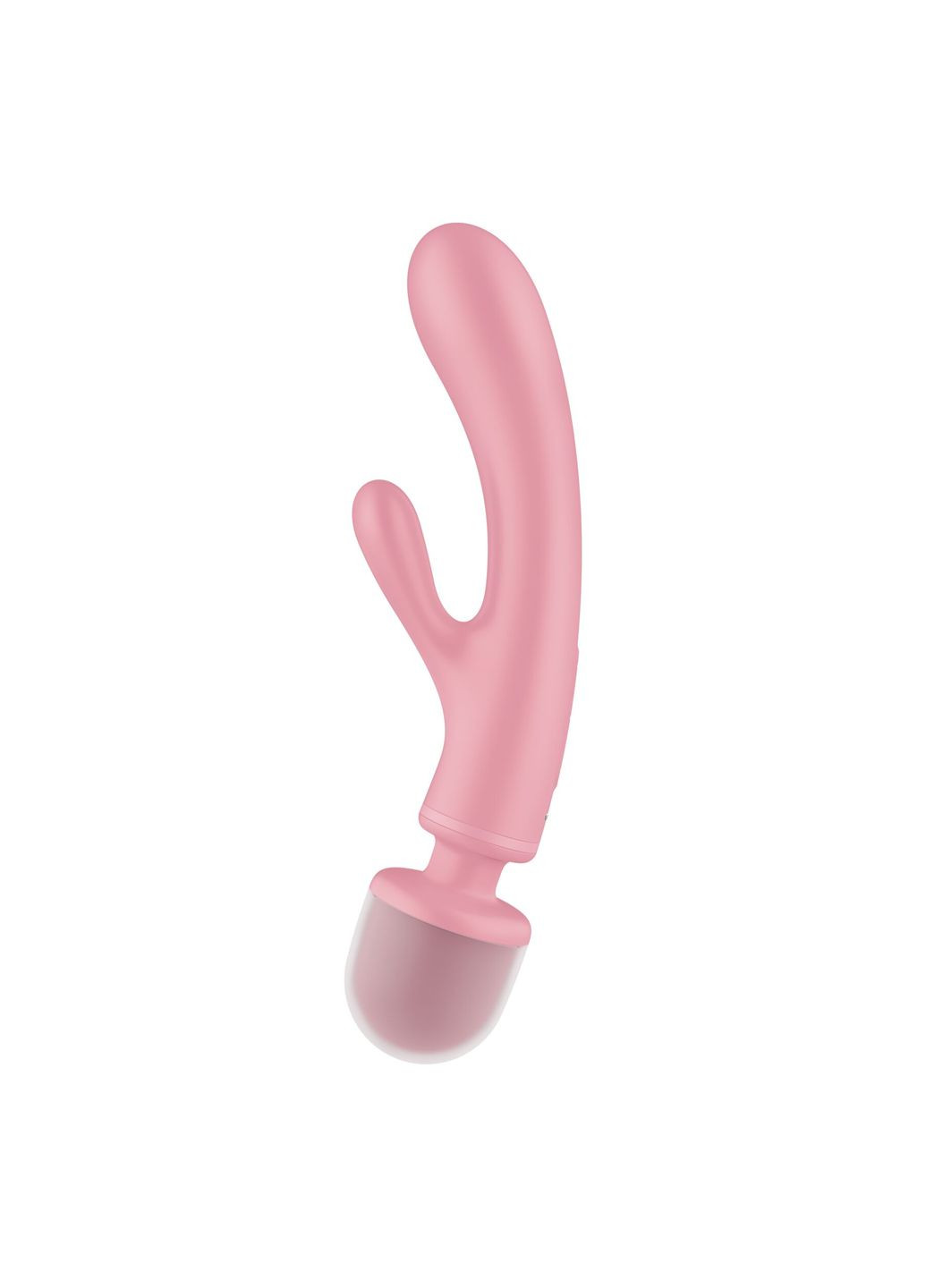 Вибраторкролик с вибромассажером Triple Lover Pink, 3 мотора Satisfyer (297516756)
