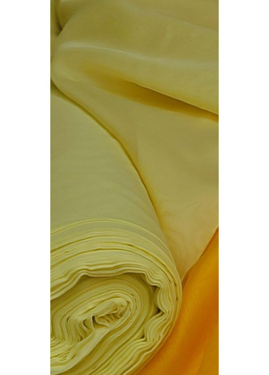 Тюль шифон вуаль желтый без утяжелителя 400х250 No Brand (353830216)