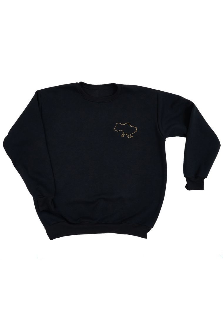 Чорна світшот утеплений з вишивкою, р.s, black, чорний () Twins W-202-ST-S-13