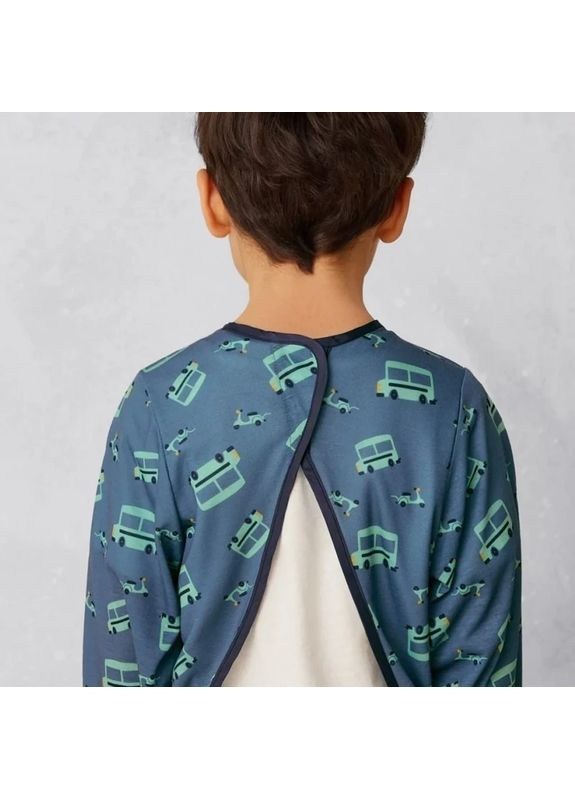 Фартух для творчості з довгими рукавами для хлопчика синій Lupilu (369502117)