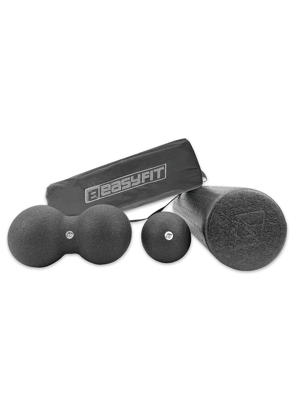 Набор для массажа MioSet-XL (2 мячика+ролик) EasyFit (364867883)