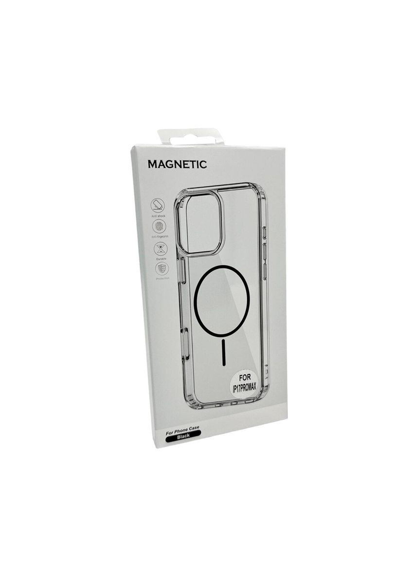 Чохол Acrylic Thin Magnetic для Apple iPhone 17 Pro Black No Brand (366832581)