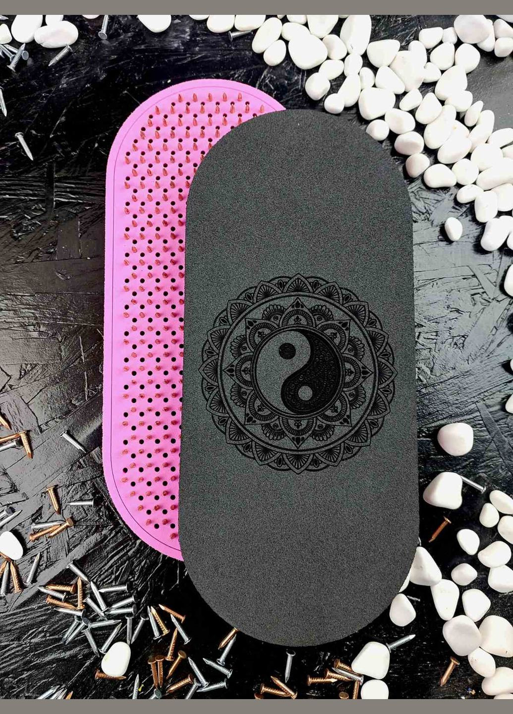 Садху доска для йоги з гравіюванням Інь-Янь No Brand анатомічні (342328888)