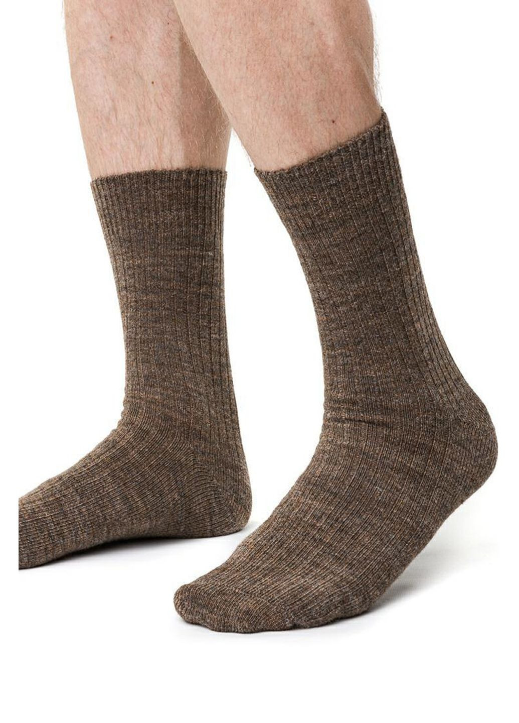 Бежеві шкарпетки чоловічі із вовни альпаки 044 alpaka wool Steven (349500934)