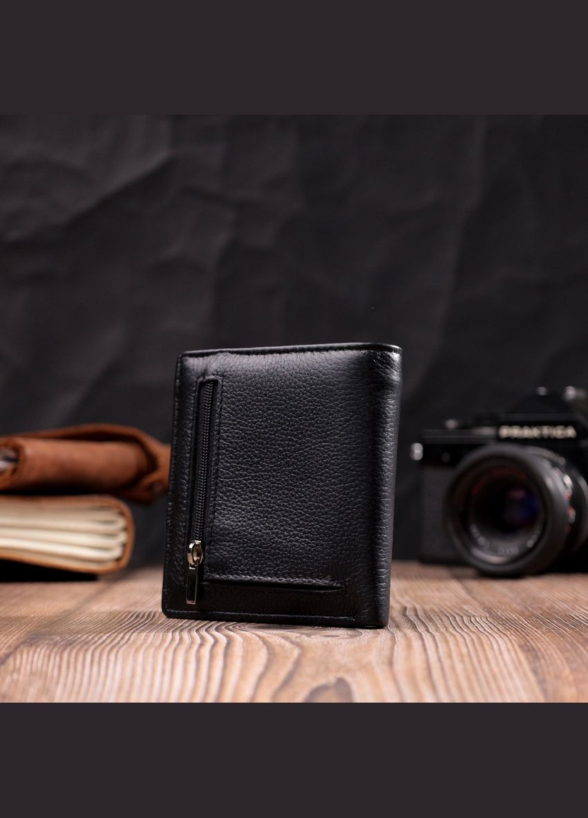 Гаманець чоловічий Шкіряний 19474 Чорний st leather (306881689)