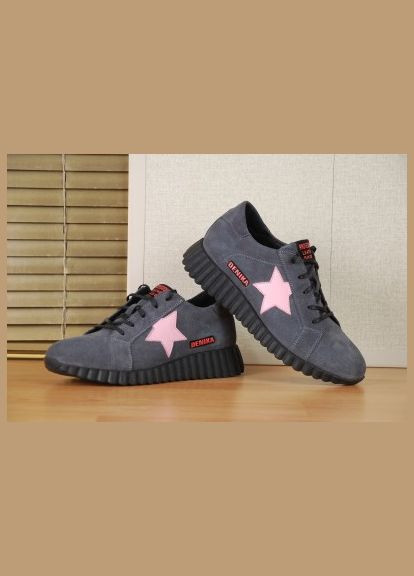 Кросівки жіночі натуральна замша колір Туреччина Україна від виробника р. 38 No Brand сірі (366704419)