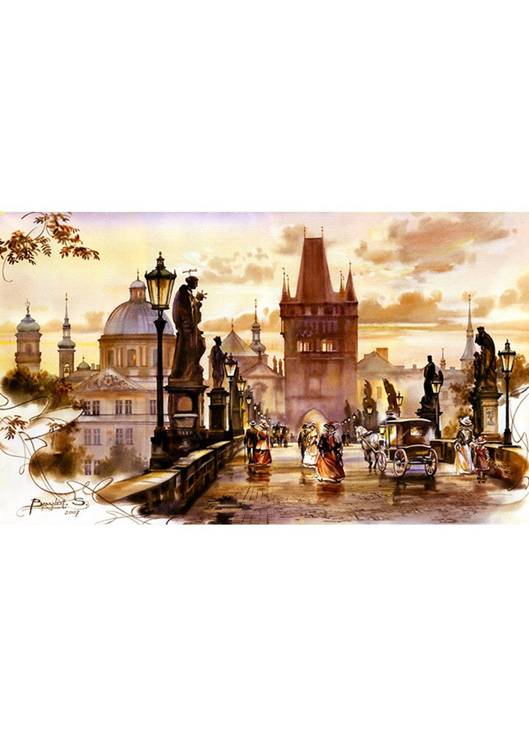 Алмазная мозаика вышивка Огни большого города ночной город Сергей Брандт на подрамнике полная 5d 30х40 189663 No Brand (332208554)