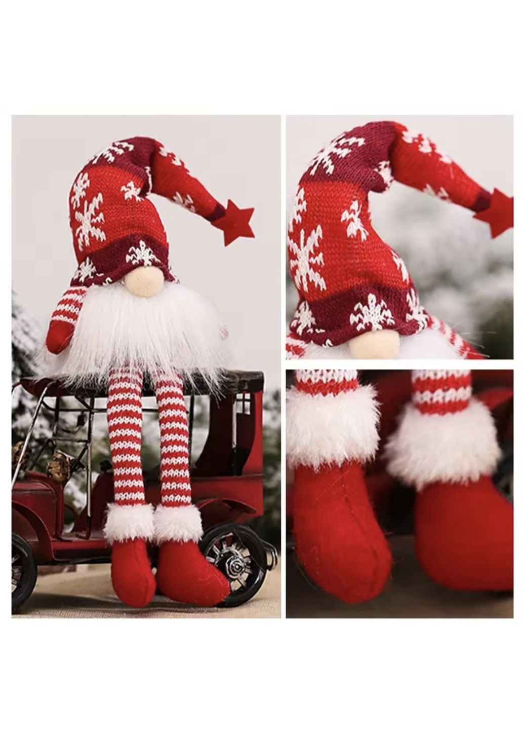 Маленький різдвяний гном з підсвіткою China (365858651)