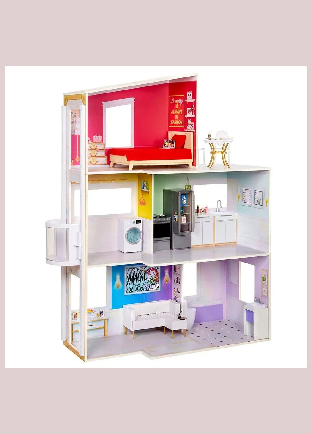 Ігровий набір Веселковий таунхаус Rainbow High (344450207)