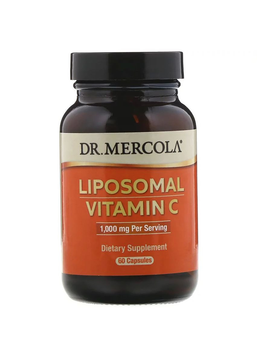 Витамин C в липосомах, 1000 мг, Liposomal Vitamin C, 60 капсул Dr. Mercola (326055049)