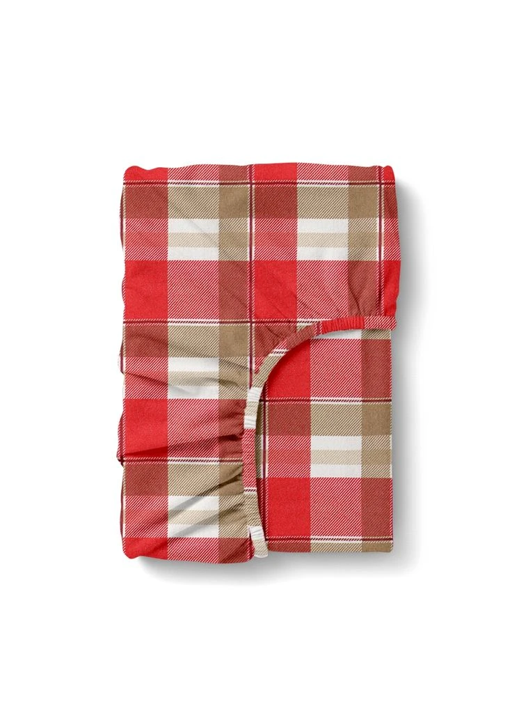 Набір простирадло на резинці фланель 90х200 BERRY TARTAN (4822052502679) Cosas (393687926)