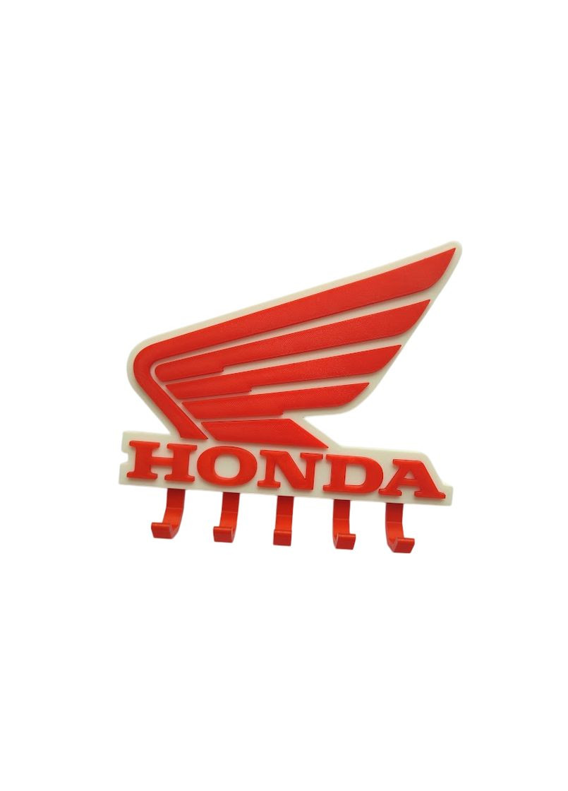 Ключница вешалка Хонда Honda мото 5 крючков пластик No Brand (330597308)