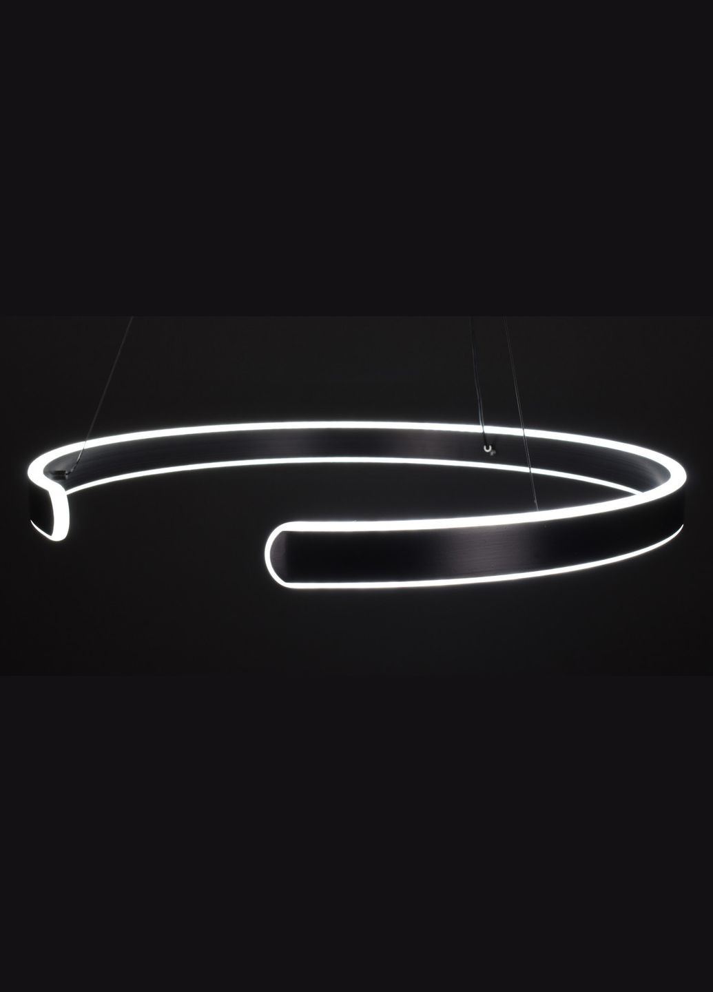 Люстра світлодіодна підвісна LED світильник для квартири на стелю лед 28018 Чорний 20-120х60х60 см. Sunnysky (364755465)