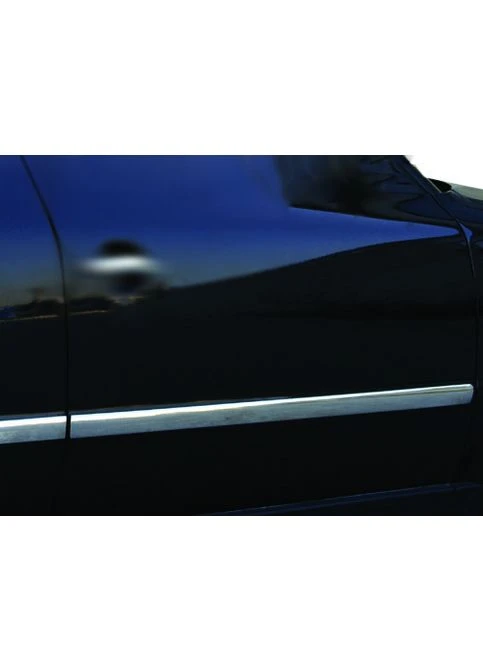 Молдинг дверний (4 шт, нерж) OmsaLine - Італійська нержавійка для Volkswagen Passat B5 1997-2005 рр No Brand (391759667)