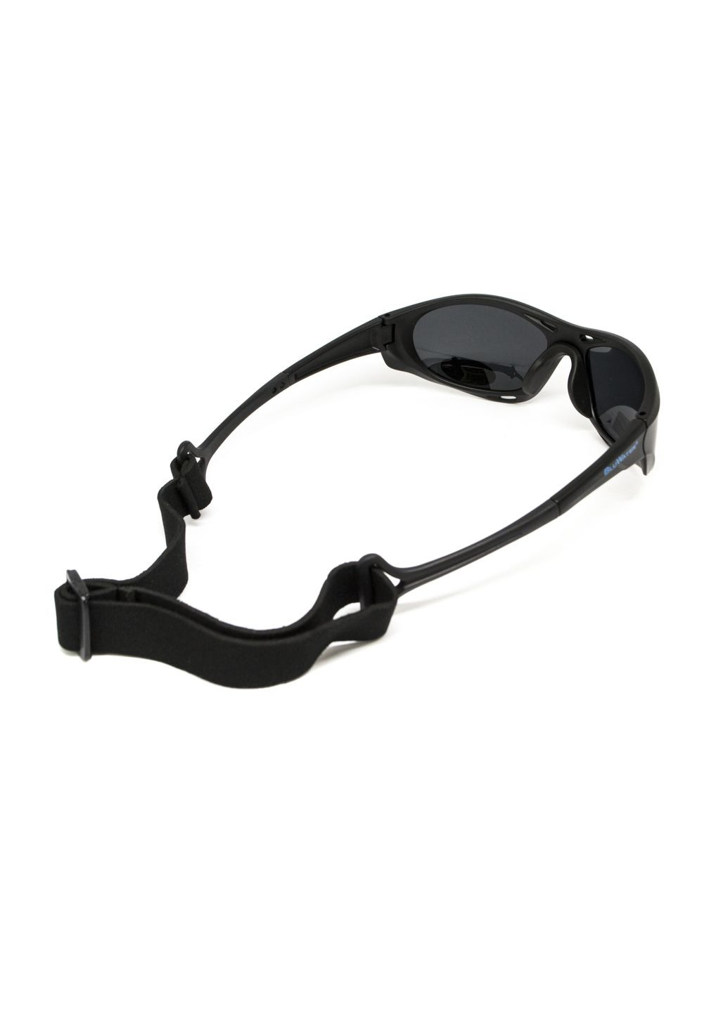 Очки поляризационные Hydro Polarized (dark gray) Anti-Fog, черные линзы в черной оправе BluWater (319704515)