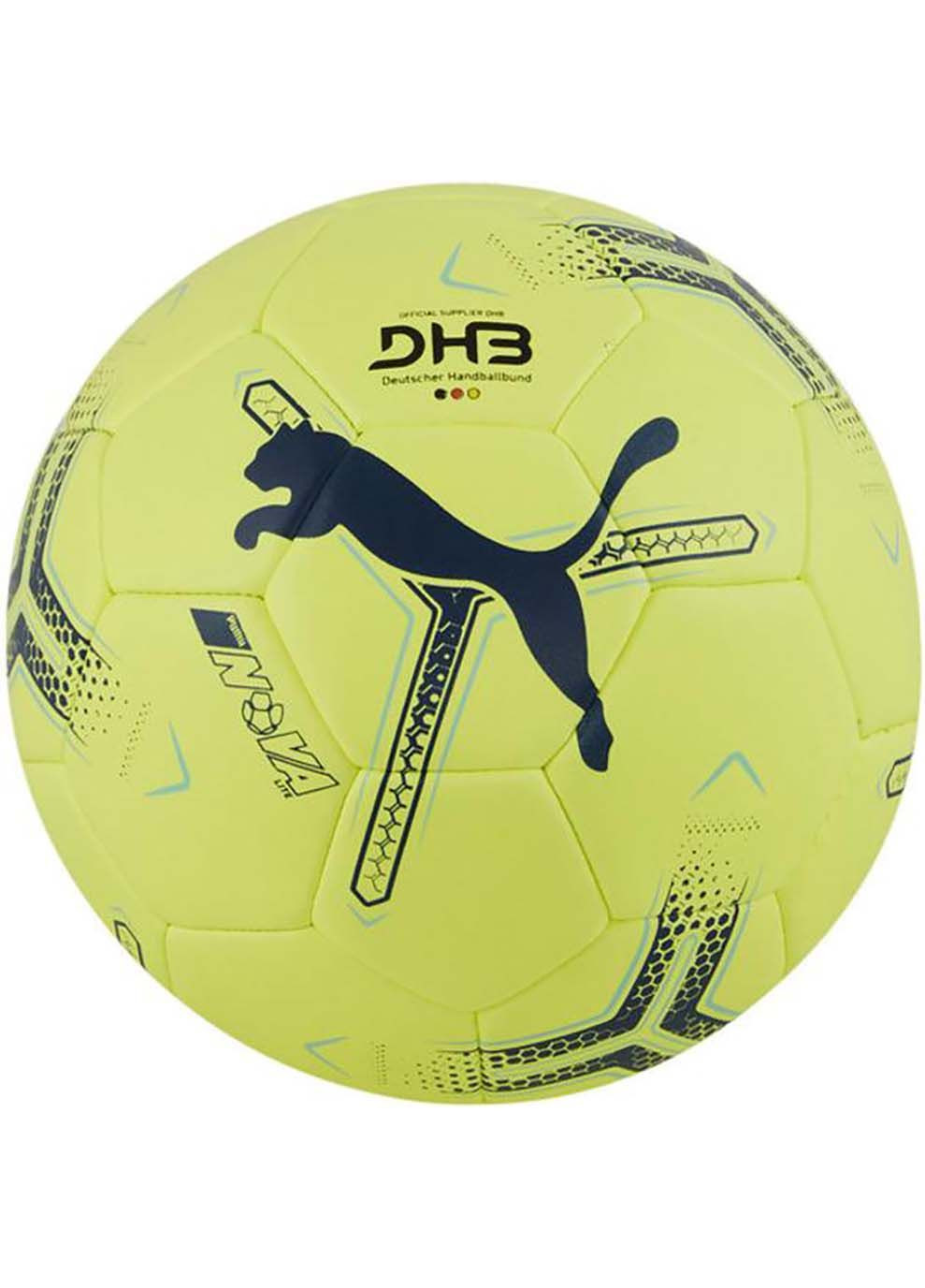 М'яч гандбольний NOVA Lite жовтий, чорний Уні 0 Puma (367598081)