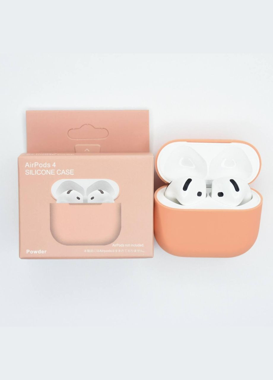 Силіконовий чохол для навушників 4 Powder No Brand AirPods (341541099)