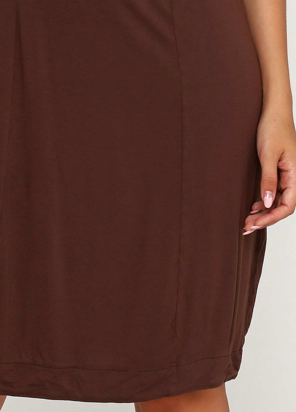 Коричневое повседневный платье коричневый Miss Sixty