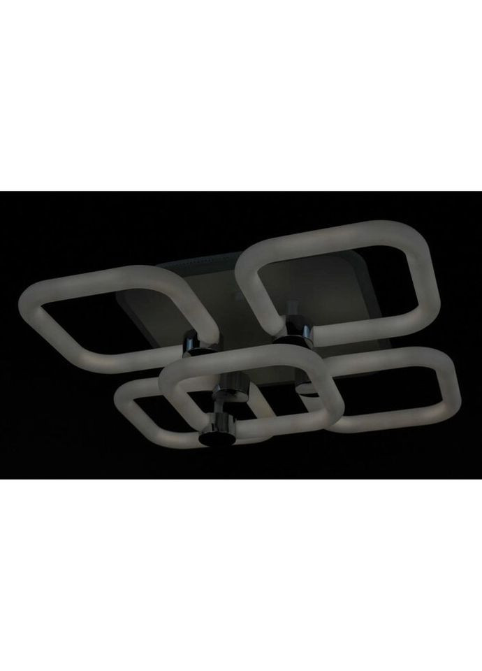 Люстра светодиодная потолочная LED светильник для квартиры на потолок лэд с пультом 26949 Белый 12х39х39 см. Sunnysky (335975137)