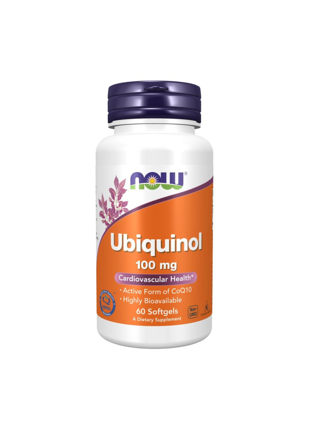 Убіхінол UBIQUINOL 100м підтримка серця 60 капсул Now Foods (346086780)