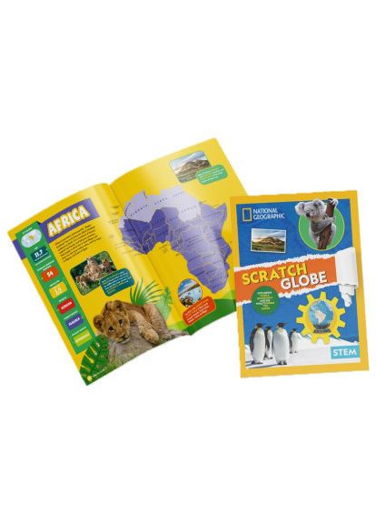 Пазл Cubic Fun Трехмерная головоломка-конструктор Stem Скретч глобус (DS1082h) CubicFun Тривимірна головоломка-конструктор Stem Скретч гло (366156971)