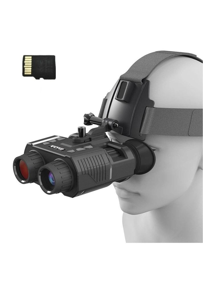 Бінокль нічного бачення GVDA918 (до 400м у темряві) з кріпленням на голову + картка пам'яті на 64Гб GVDA (333662594)