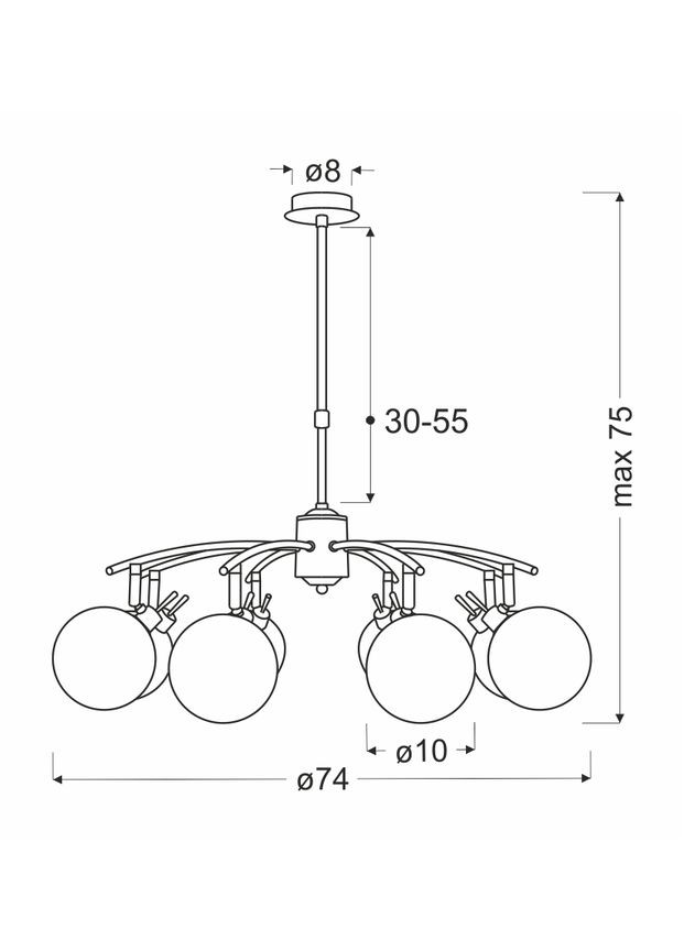Люстра Lentini (38-16393) Candellux (361313475)