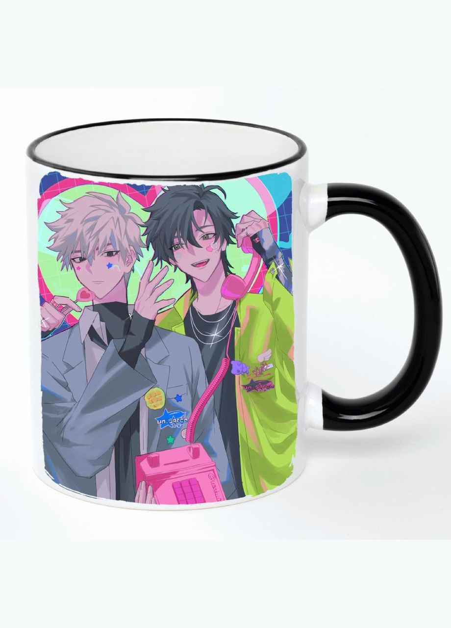 Чашка Агенты времени Аниме #001 (кружка, кружка) Белая с черной ручкой 330 мл No Brand (322716322)