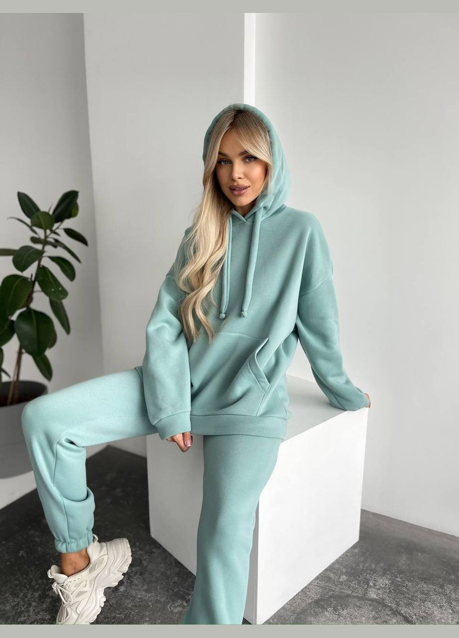 Теплый женский костюм с капюшоном Fashion (303398356)
