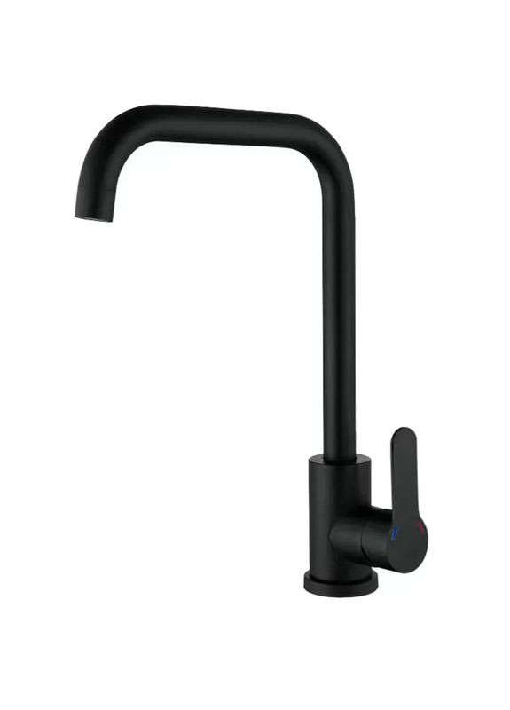 Смеситель для кухни DAX-011-G Black с нерж. стали SUS304 (цв. черный) (ZX4818) Zerix (321194427)
